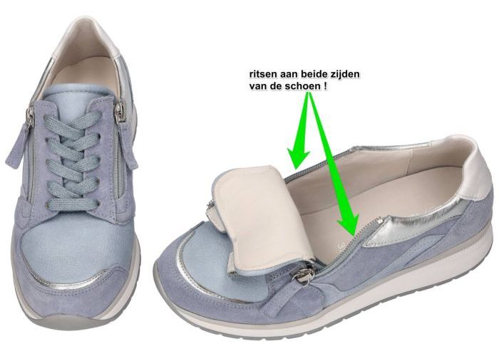 Gabor 86.307.64 sneakers  blauw licht