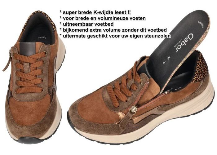 Gabor 76.598.33 sneakers  bruin