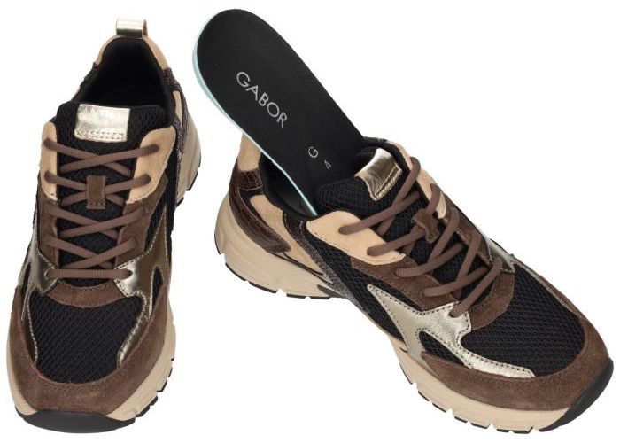 Gabor 6005.01.007 sneakers  bruin donker