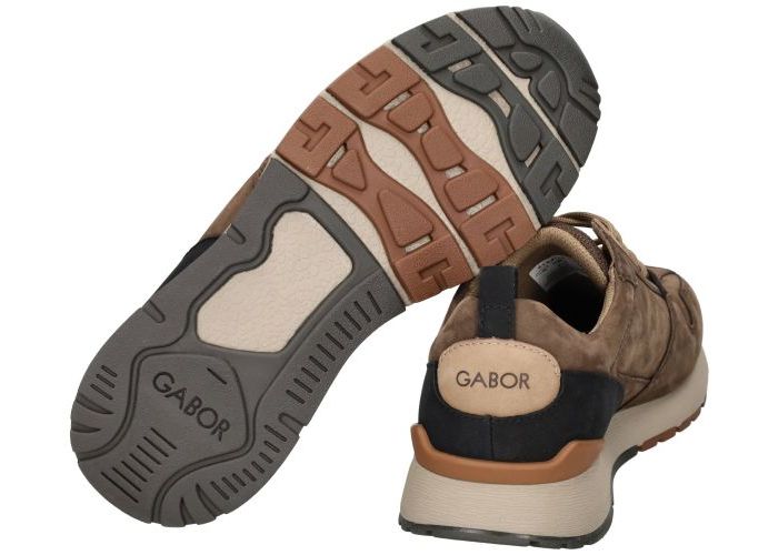 Gabor 6102.10.01 sneakers bruin donker