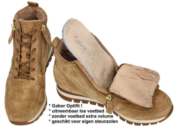 Gabor 76.758.35 sneakers  camel