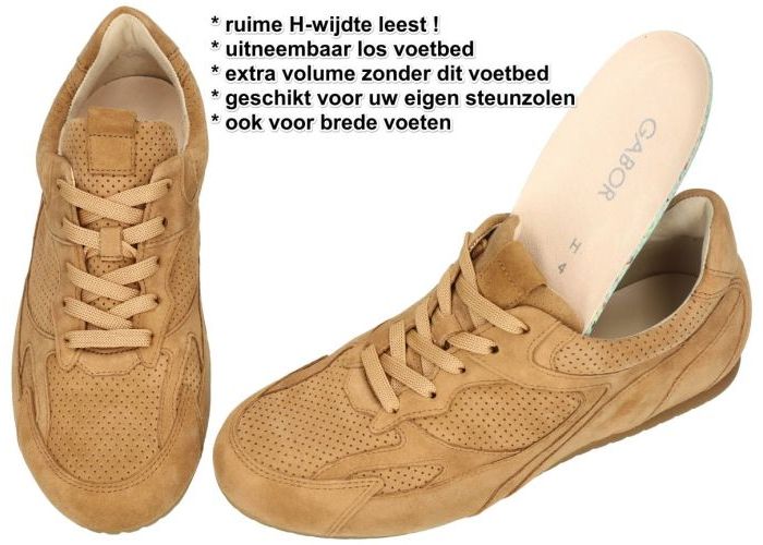 Gabor 86.565.35 sneakers  camel