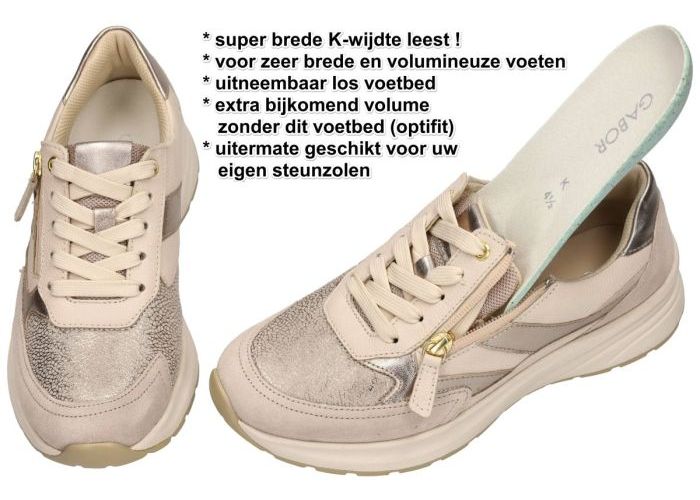 Gabor 86.597.34 sneakers  crÈme