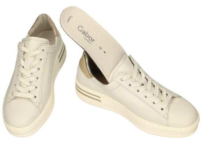 Gabor 46.395.62 sneakers  off-white/ecru/parel