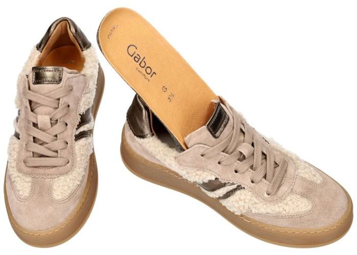 Gabor 76.475.61 sneakers  off-white/ecru/parel