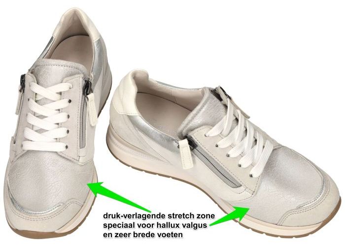 Gabor 86.307.60 sneakers  off-white/ecru/parel