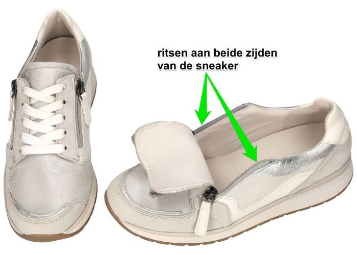 Gabor 86.307.60 sneakers  off-white/ecru/parel