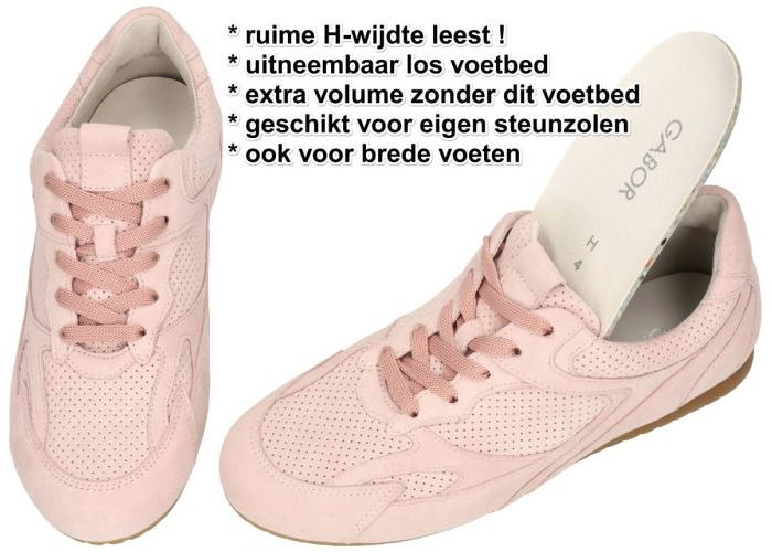 Gabor 86.565.33 sneakers  roze