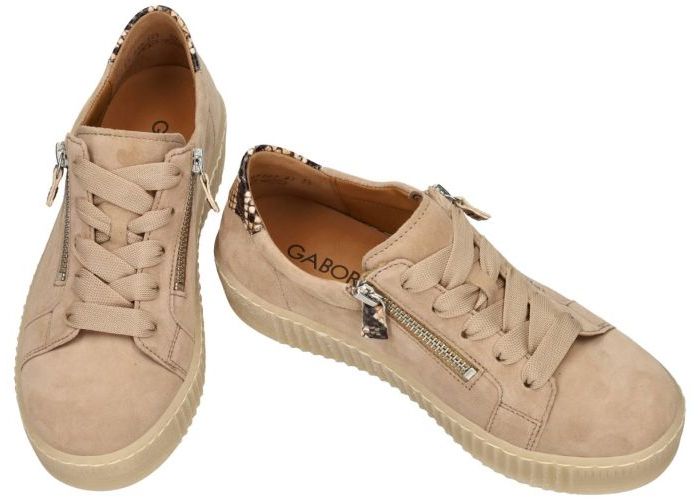 Gabor 83.334.14 sneakers  zandkleur
