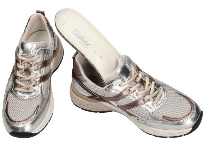 Gabor 86.586.61 sneakers  zilver