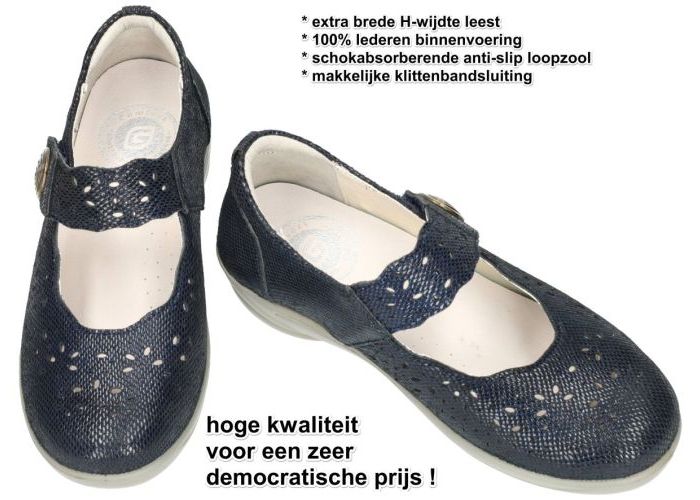 G-comfort P-9528BLF ballerina's & mocassins blauw donker