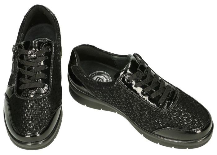 G-comfort P-8262S schwarz fantasy ballerina's & mocassins zwart