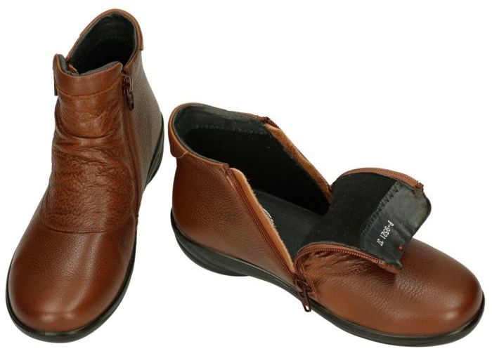 G-comfort P-9521C enkellaarzen cognac/caramel