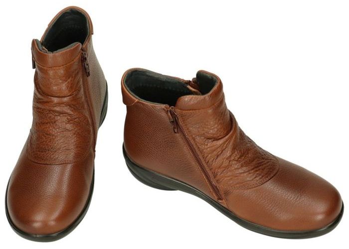 G-comfort P-9521C enkellaarzen cognac/caramel