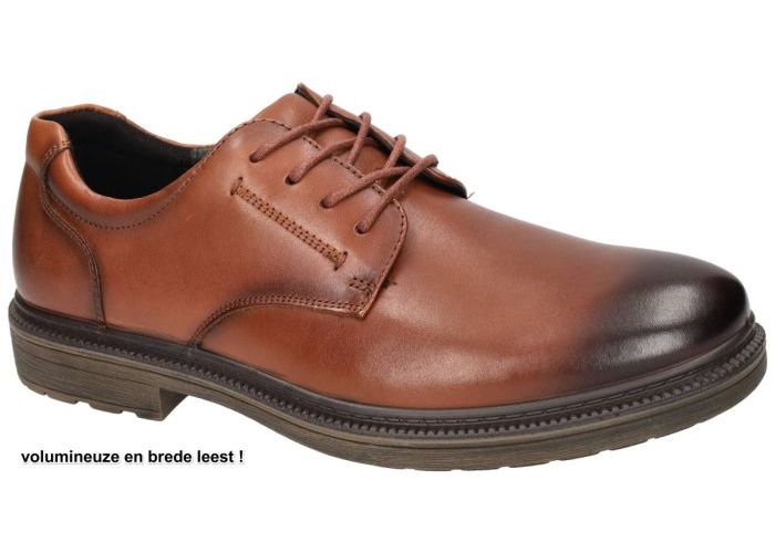 G-comfort 98913 geklede lage schoenen cognac/caramel