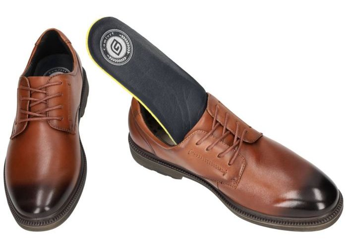 G-comfort 98913 geklede lage schoenen cognac/caramel