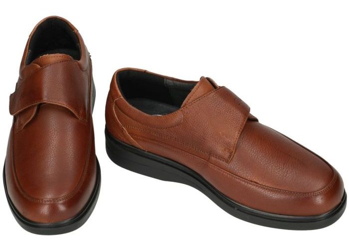G-comfort A-903 geklede lage schoenen cognac/caramel