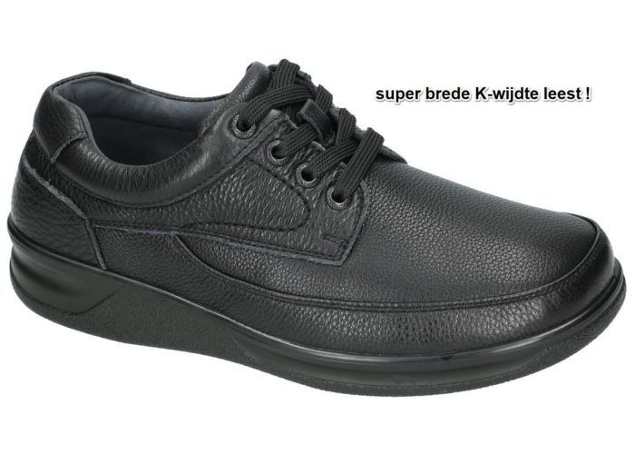 G-comfort A-702 geklede lage schoenen zwart