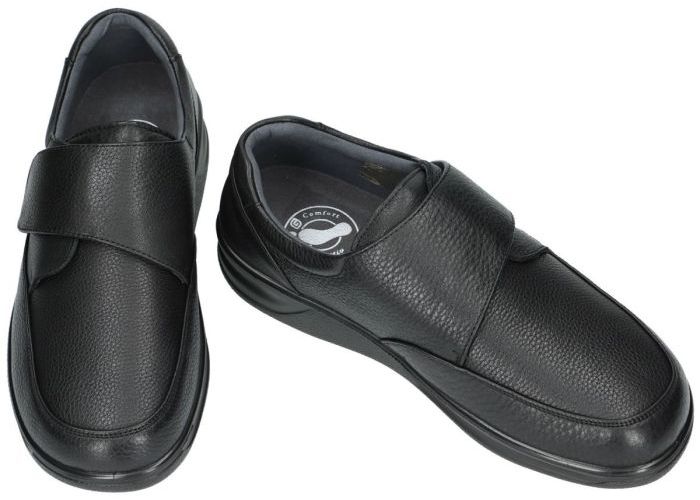 G-comfort A-703 geklede lage schoenen zwart