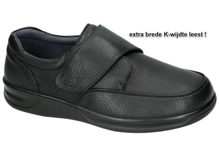 G-comfort A-703 geklede lage schoenen zwart