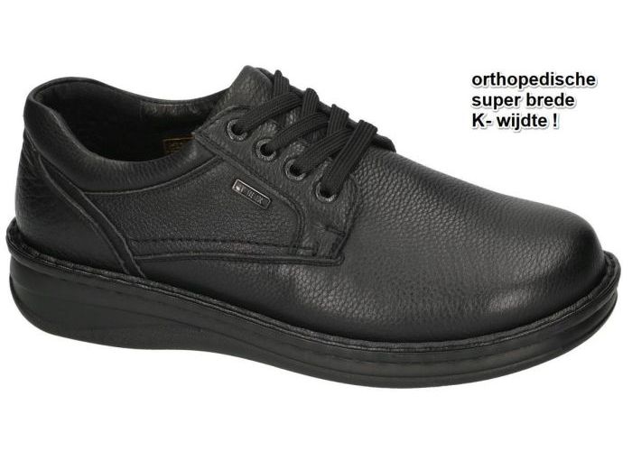 G-comfort P-3701S geklede lage schoenen zwart