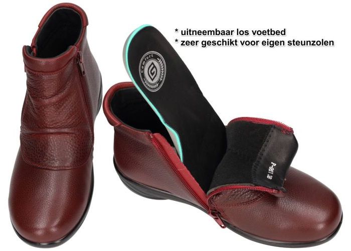 G-comfort P-9521R laarzen bordeaux