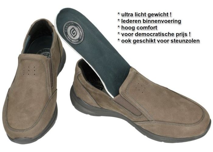 G-comfort S-961  mocassins taupe