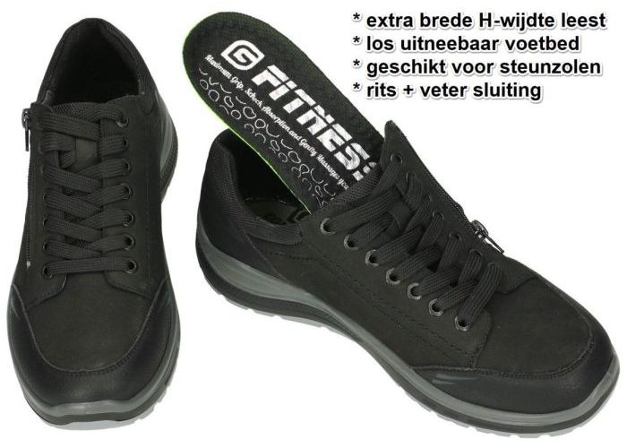 G-comfort R-1281 sneakers zwart