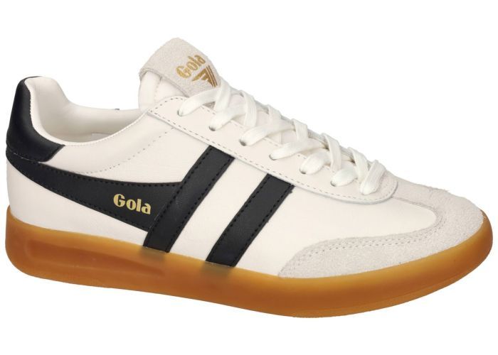 Damesschoenen Gola SNEAKERS  CYCLONE LEATHER TRAINER CLB743 Wit