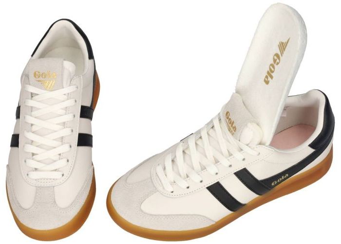 Gola CYCLONE LEATHER TRAINER CLB743 sneakers  wit