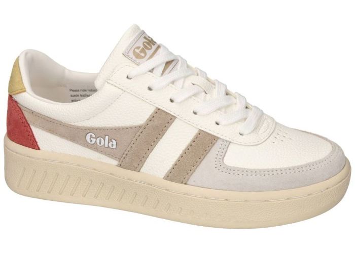 Damesschoenen Gola SNEAKERS  GRANDSLAM TRIDENT TRAINER CLA415 Wit