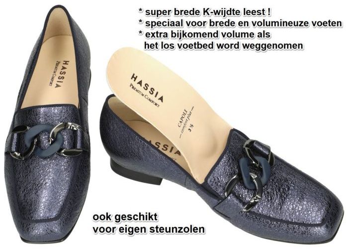 Hassia 7-30 0954 CAPOLI (K) pumps & hakschoenen blauw donker