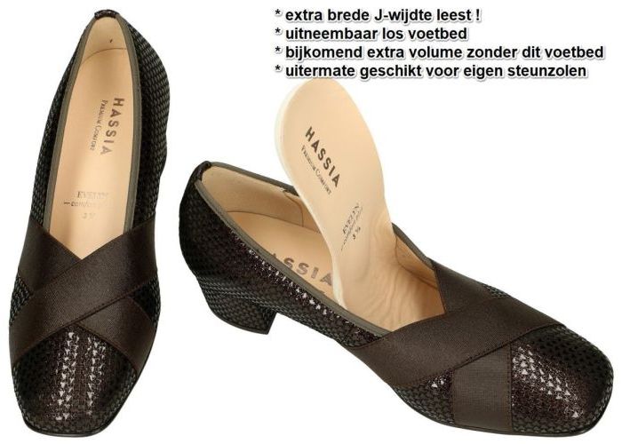 Hassia 8-30 3311 EVELYN (J) pumps & hakschoenen bruin donker