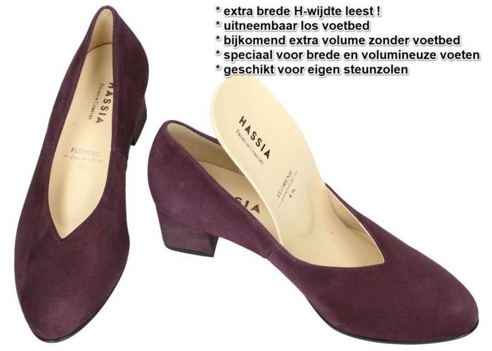 Hassia 30 4936 FLORENZ (H) pumps & hakschoenen paars
