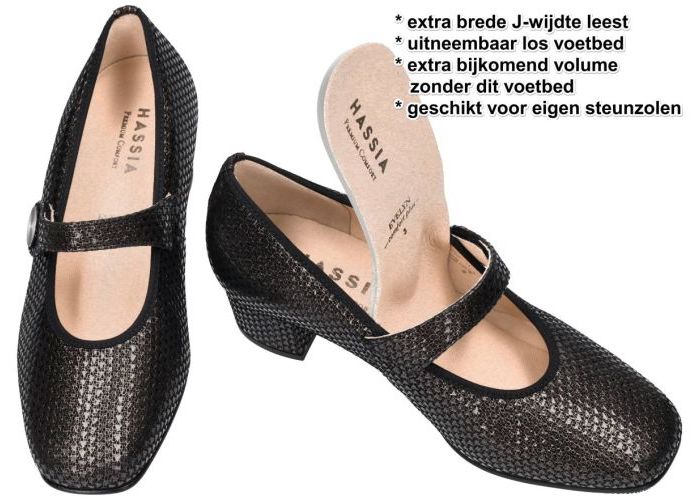 Hassia 8-30 3379 Evelyn (J) pumps & hakschoenen zwart