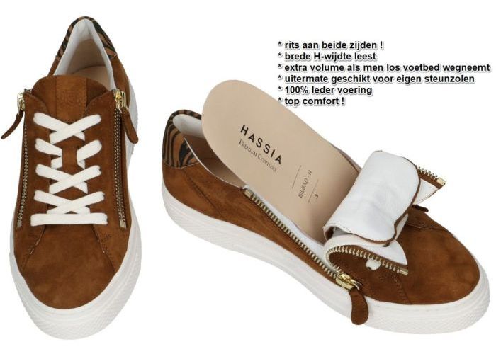 Hassia 9-301236 BILBAO H sneakers  bruin