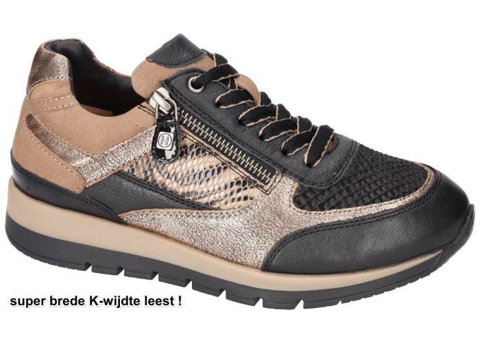 Damesschoenen Helioform SNEAKERS  249.002.0350 wijdte K Taupe