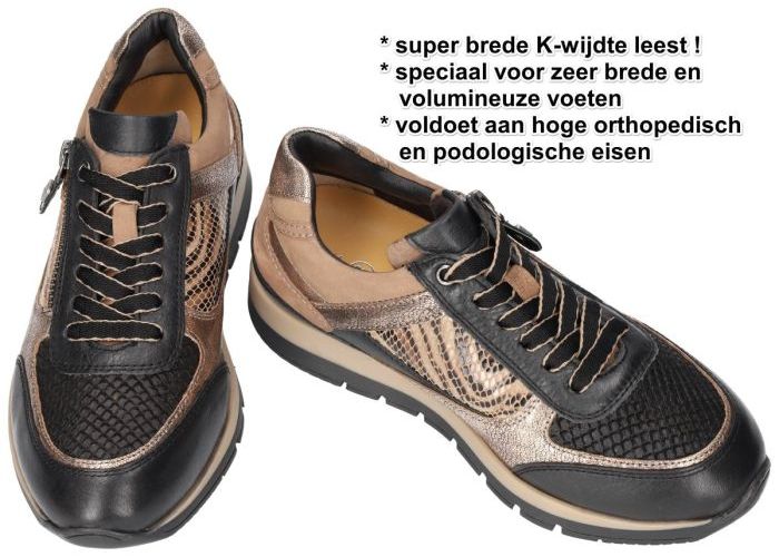 Helioform 249.002.0350 wijdte K sneakers  taupe