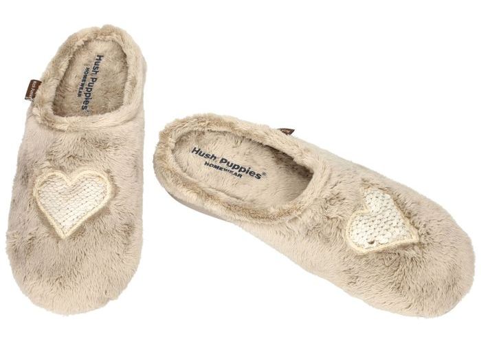 Hush Puppies 1.ORNELLA PELO pantoffels beige
