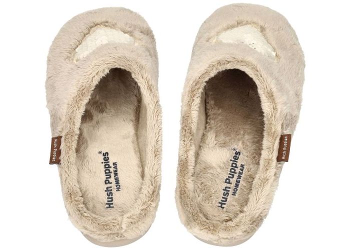 Hush Puppies 1.ORNELLA PELO pantoffels beige
