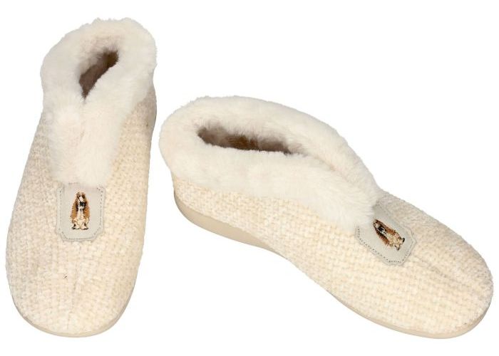 Hush Puppies 1.ORIGIN pantoffels off-white-crÈme-ivoorkleur