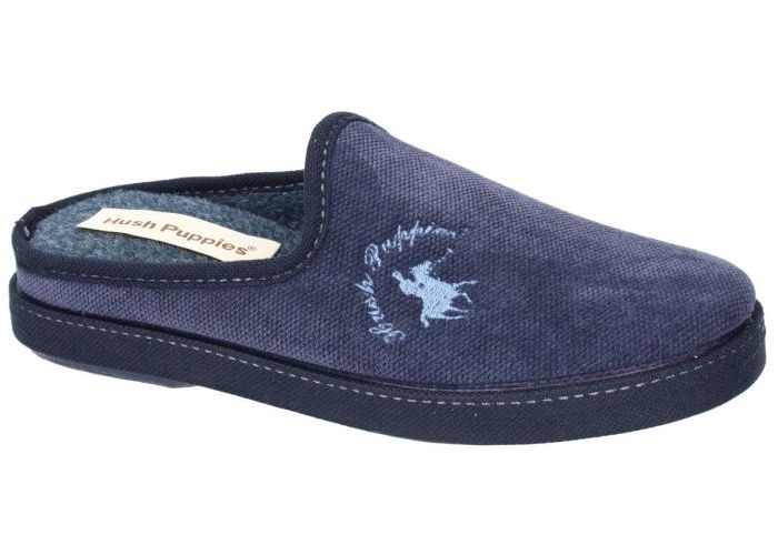 Herenschoenen Hush Puppies PANTOFFELS & SLIPPERS 45.DELIS Blauw Donker