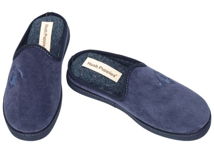 Hush Puppies 45.DELIS pantoffels & slippers blauw donker