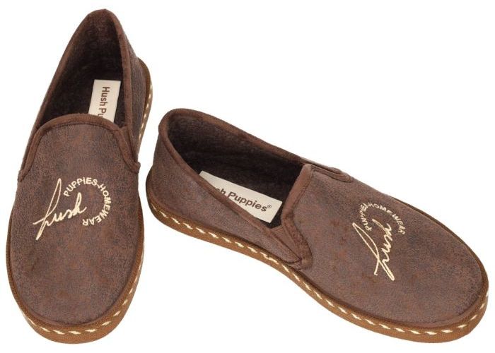 Hush Puppies 45.DIRCO pantoffels & slippers bruin donker