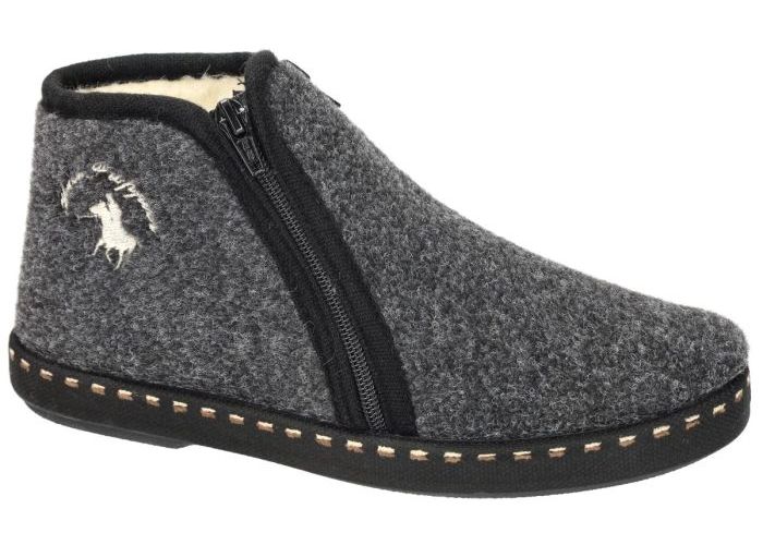 Hush Puppies 45.DOUVENT pantoffels & slippers grijs  donker