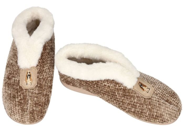 Hush Puppies 1.ORIGIN pantoffels taupe