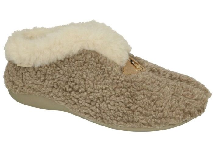 Hush Puppies 1.ORGE pantoffels taupe donker