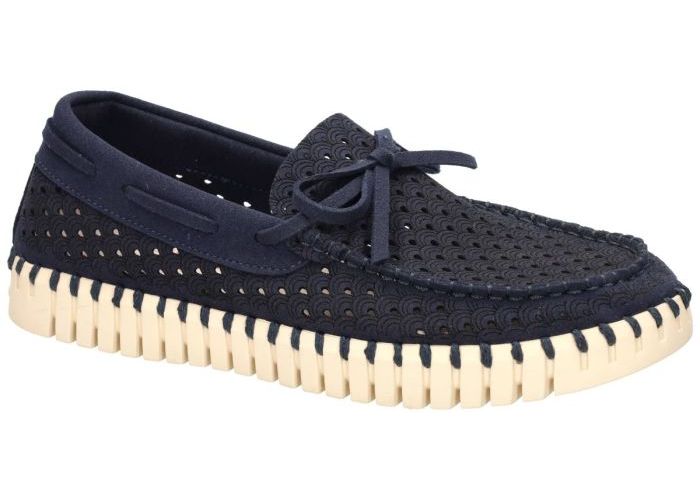 Ilse Jacobsen TULIP3074 (Tulip Sailor Shoe) ballerina's & mocassins blauw donker