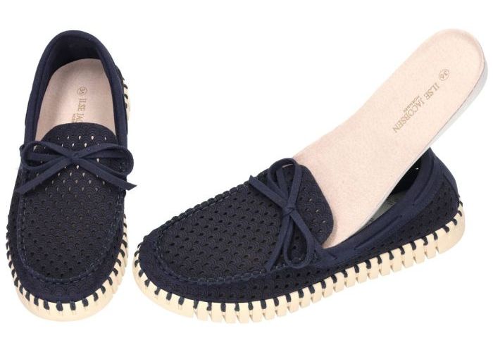Ilse Jacobsen TULIP3074 (Tulip Sailor Shoe) ballerina's & mocassins blauw donker
