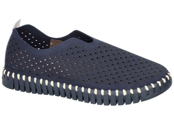 Damesschoenen Ilse Jacobsen BALLERINA'S & MOCASSINS TULIP3977 (Tulip Slip-In) Blauw Donker